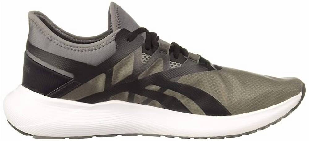 NEW REEBOK men's floatride fuel run running shoe in black / pure grey / white